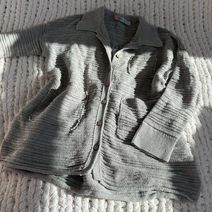 Cozy Gray Women's Cardigan